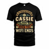 CASSIE TT898-K6-229 – Personalized Funny Camping Quote Apparel “The Adventure Begins When The WiFi Ends”
