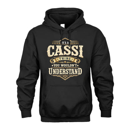 CASSI HH-F009–Personalized Name Quote Apparel “It’s an NAME Thing You Wouldn’t Understand”