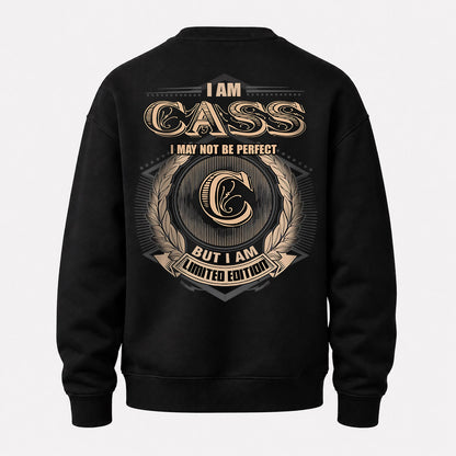 CASS 2K-101–Personalized Name Quote Apparel “I Am NAME May Not Be Perfect But I Am Limited Edition”
