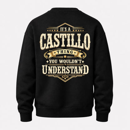 CASTILLO HH-F003–Personalized Name Quote Apparel “It’s an NAME Thing You Wouldn’t Understand”