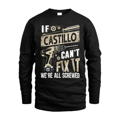 CASTILLO HH-F001 Can’t Fix It, We’re All Screwed – Personalized Handyman T-Shirt