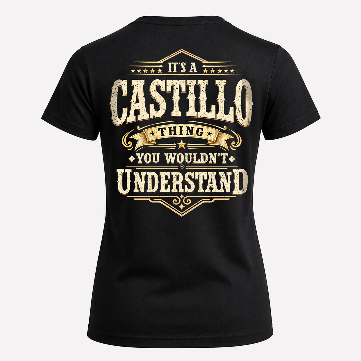 CASTILLO HH-F003–Personalized Name Quote Apparel “It’s an NAME Thing You Wouldn’t Understand”
