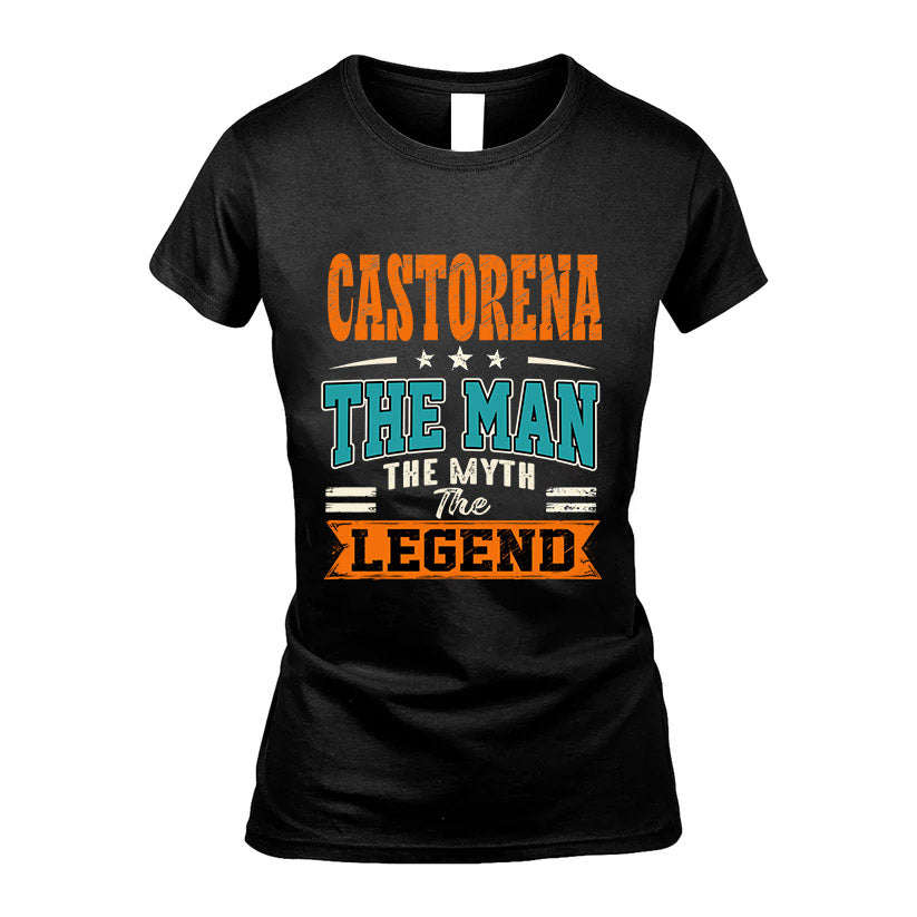 CASTORENA HH F007 The Man The Myth The Legend Personalized Shirt – Gift for Men