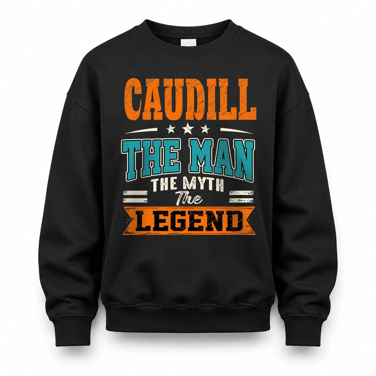 CAUDILL HH F007 The Man The Myth The Legend Personalized Shirt – Gift for Men