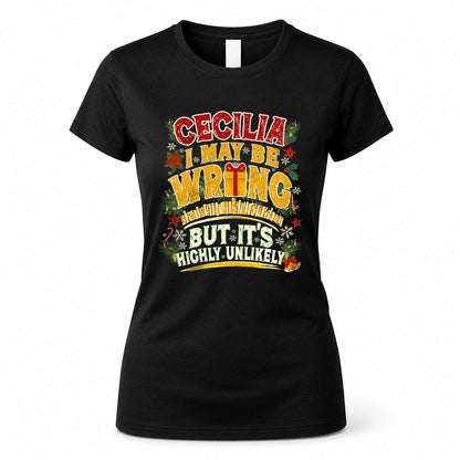 CECILIA HH-F010 Personalized Name Funny Tshirt