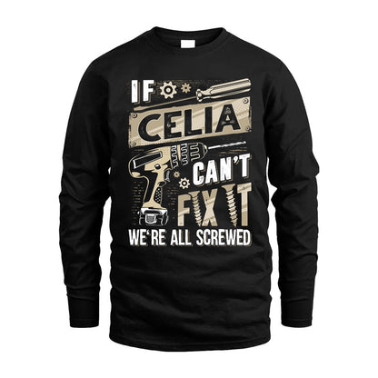 CELIA HH-F001 Can’t Fix It, We’re All Screwed – Personalized Handyman T-Shirt