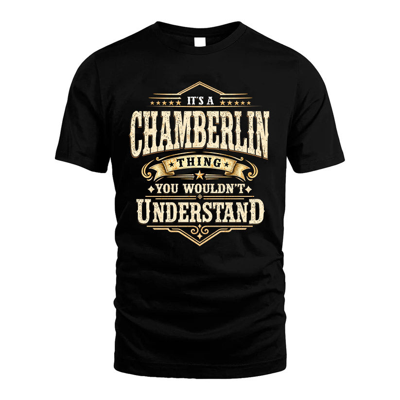 CHAMBERLIN HH-F009–Personalized Name Quote Apparel “It’s an NAME Thing You Wouldn’t Understand”