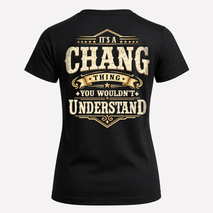 CHANG HH-F003–Personalized Name Quote Apparel “It’s an NAME Thing You Wouldn’t Understand”