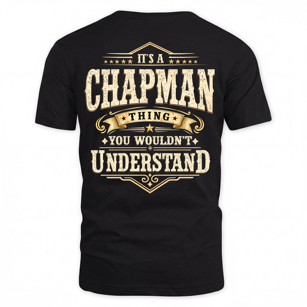 CHAPMAN HH-F003–Personalized Name Quote Apparel “It’s an NAME Thing You Wouldn’t Understand”