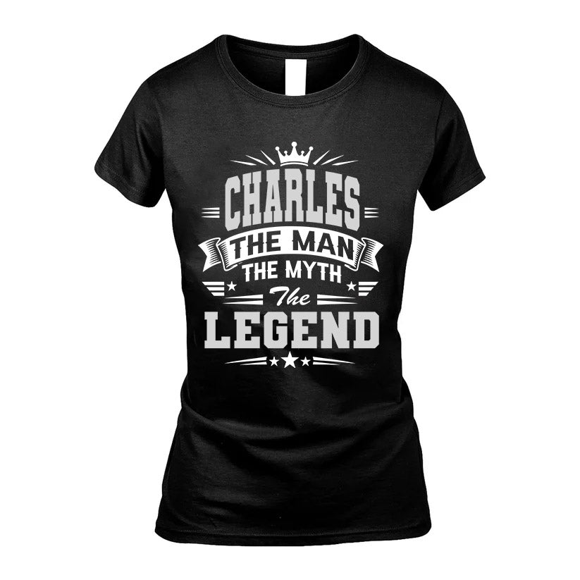 CHARLES HH F004 The Man The Myth The Legend Personalized Shirt – Gift for Men