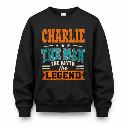 CHARLIE HH F007 The Man The Myth The Legend Personalized Shirt – Gift for Men