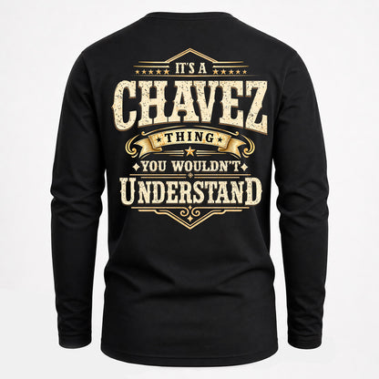 CHAVEZ HH-F003–Personalized Name Quote Apparel “It’s an NAME Thing You Wouldn’t Understand”