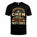 CHEN TT898-K6-229 – Personalized Funny Camping Quote Apparel “The Adventure Begins When The WiFi Ends”