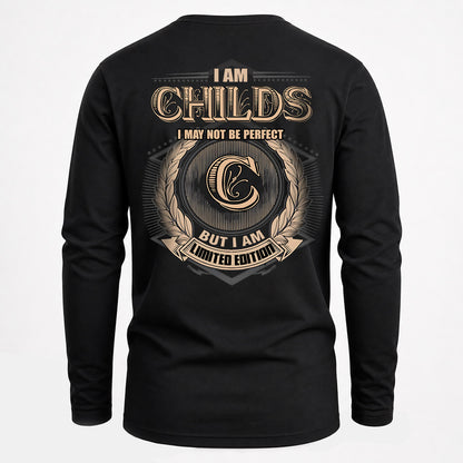 CHILDS 2K-101–Personalized Name Quote Apparel “I Am NAME May Not Be Perfect But I Am Limited Edition”