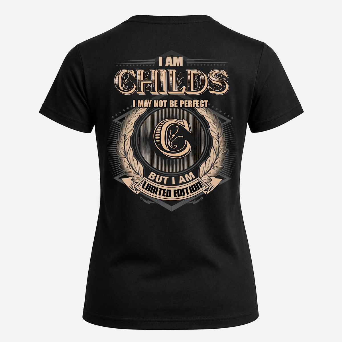 CHILDS 2K-101–Personalized Name Quote Apparel “I Am NAME May Not Be Perfect But I Am Limited Edition”