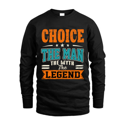 CHOICE HH F007 The Man The Myth The Legend Personalized Shirt – Gift for Men