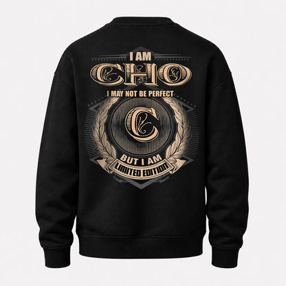 CHO 2K-101–Personalized Name Quote Apparel “I Am NAME May Not Be Perfect But I Am Limited Edition”