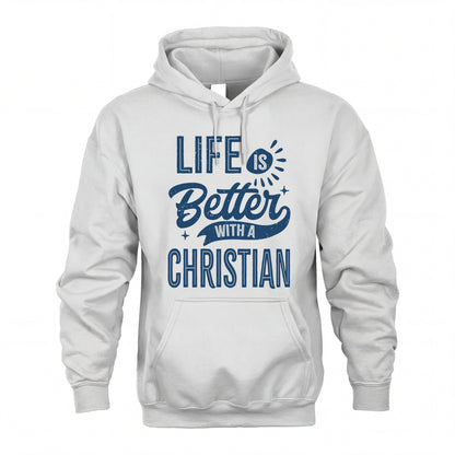 CHRISTIAN HH88-K2–Personalized Name Quote T-Shirt Life Is Better With Unisex Gift