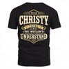 CHRISTY HH-F003–Personalized Name Quote Apparel “It’s an NAME Thing You Wouldn’t Understand”
