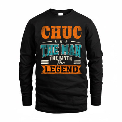 CHUC HH F007 The Man The Myth The Legend Personalized Shirt – Gift for Men