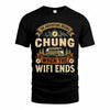 CHUNG TT898-K6-229 – Personalized Funny Camping Quote Apparel “The Adventure Begins When The WiFi Ends”