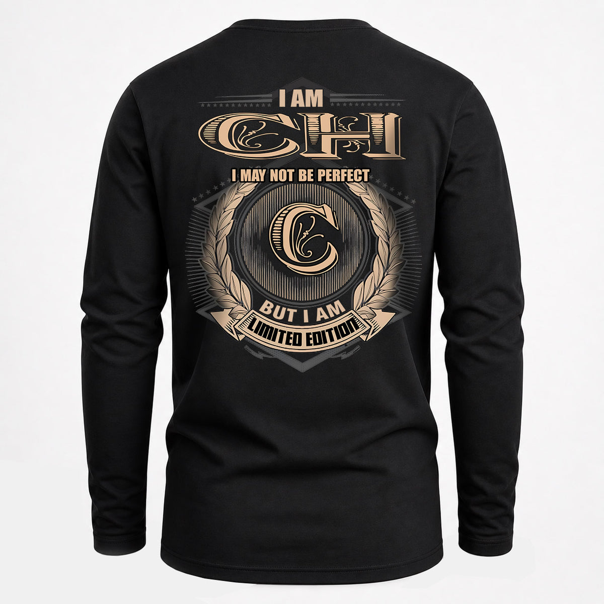 CH 2K-101–Personalized Name Quote Apparel “I Am NAME May Not Be Perfect But I Am Limited Edition”