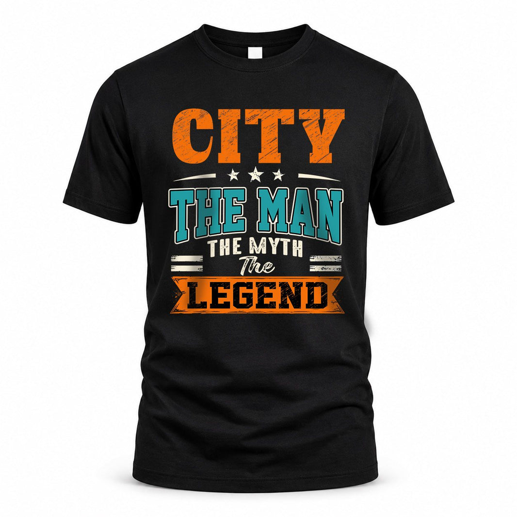 CITY HH F007 The Man The Myth The Legend Personalized Shirt – Gift for Men