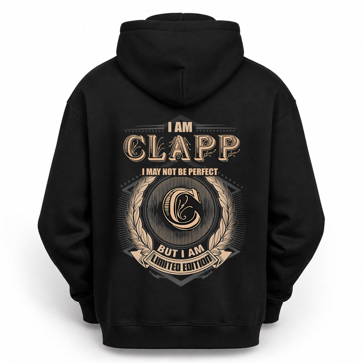 CLAPP 2K-101–Personalized Name Quote Apparel “I Am NAME May Not Be Perfect But I Am Limited Edition”