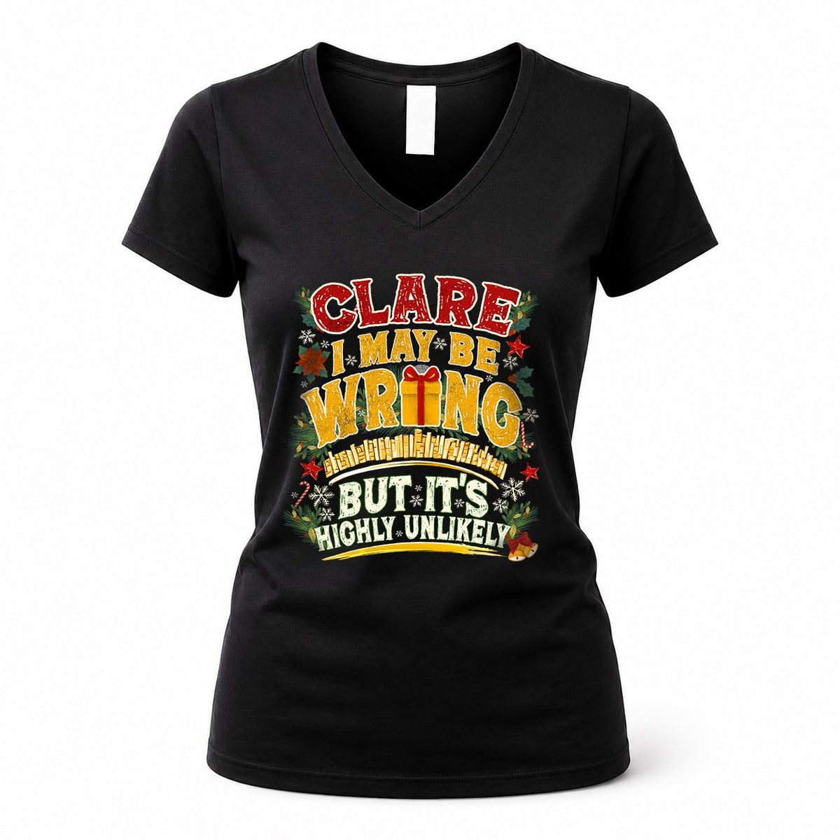 CLARE HH-F010 Personalized Name Funny Tshirt
