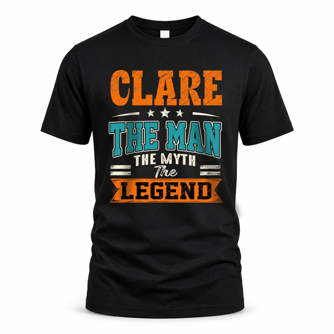 CLARE HH F007 The Man The Myth The Legend Personalized Shirt – Gift for Men
