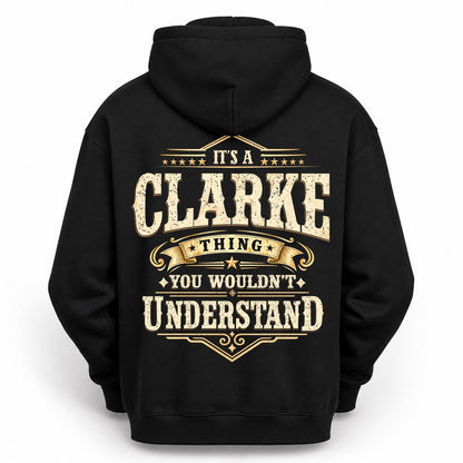 CLARKE HH-F003–Personalized Name Quote Apparel “It’s an NAME Thing You Wouldn’t Understand”