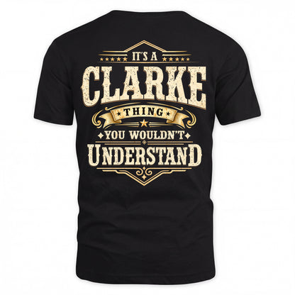 CLARKE HH-F003–Personalized Name Quote Apparel “It’s an NAME Thing You Wouldn’t Understand”