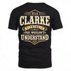 CLARKE HH-F003–Personalized Name Quote Apparel “It’s an NAME Thing You Wouldn’t Understand”
