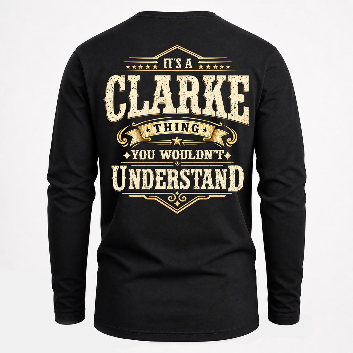 CLARKE HH-F003–Personalized Name Quote Apparel “It’s an NAME Thing You Wouldn’t Understand”