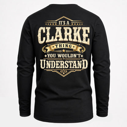 CLARKE HH-F003–Personalized Name Quote Apparel “It’s an NAME Thing You Wouldn’t Understand”