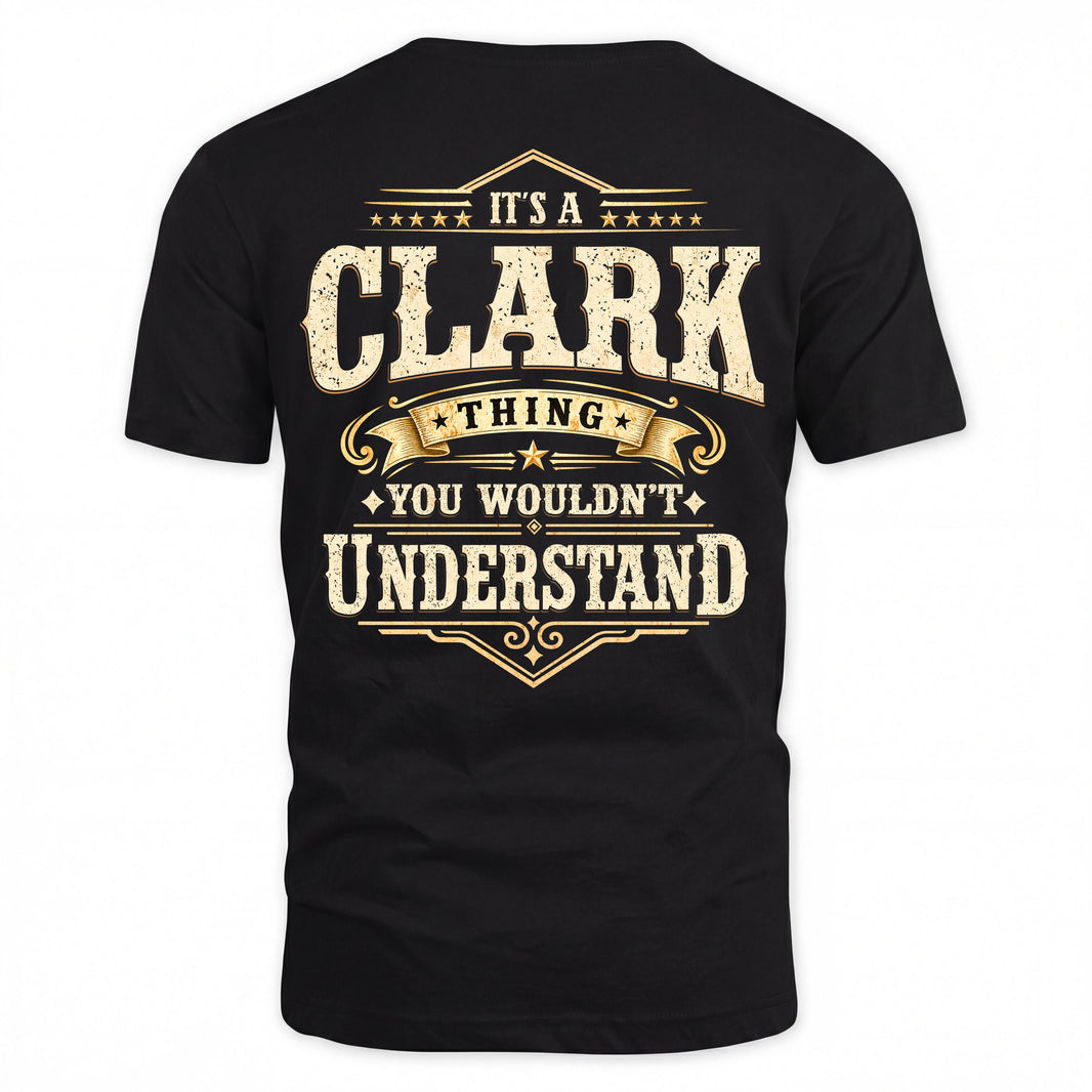 CLARK HH-F003–Personalized Name Quote Apparel “It’s an NAME Thing You Wouldn’t Understand”
