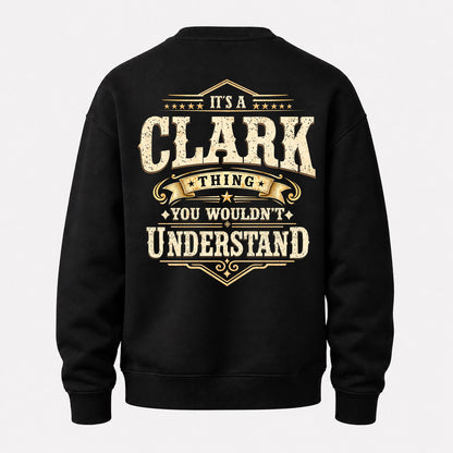 CLARK HH-F003–Personalized Name Quote Apparel “It’s an NAME Thing You Wouldn’t Understand”