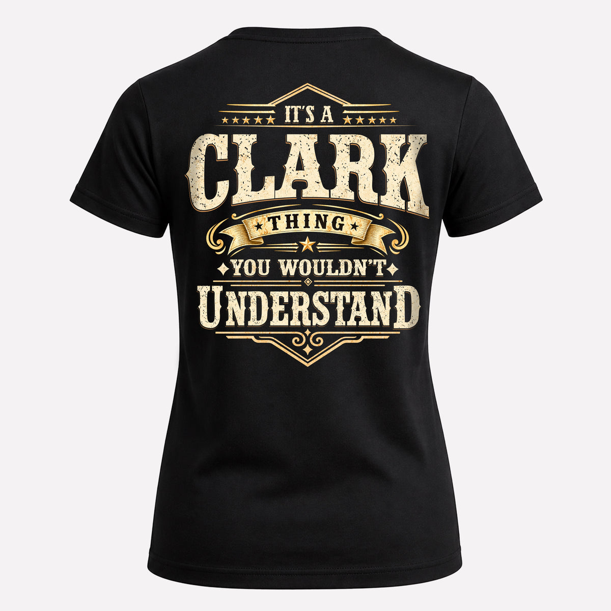 CLARK HH-F003–Personalized Name Quote Apparel “It’s an NAME Thing You Wouldn’t Understand”