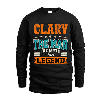 CLARY HH F007 The Man The Myth The Legend Personalized Shirt – Gift for Men