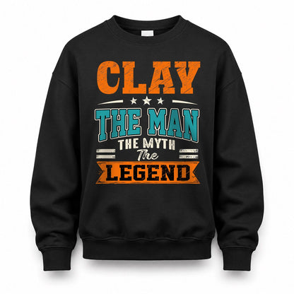 CLAY HH F007 The Man The Myth The Legend Personalized Shirt – Gift for Men
