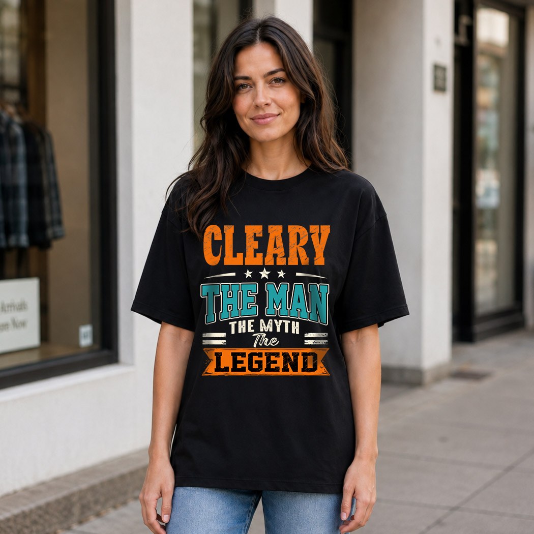 CLEARY HH F007 The Man The Myth The Legend Personalized Shirt – Gift for Men
