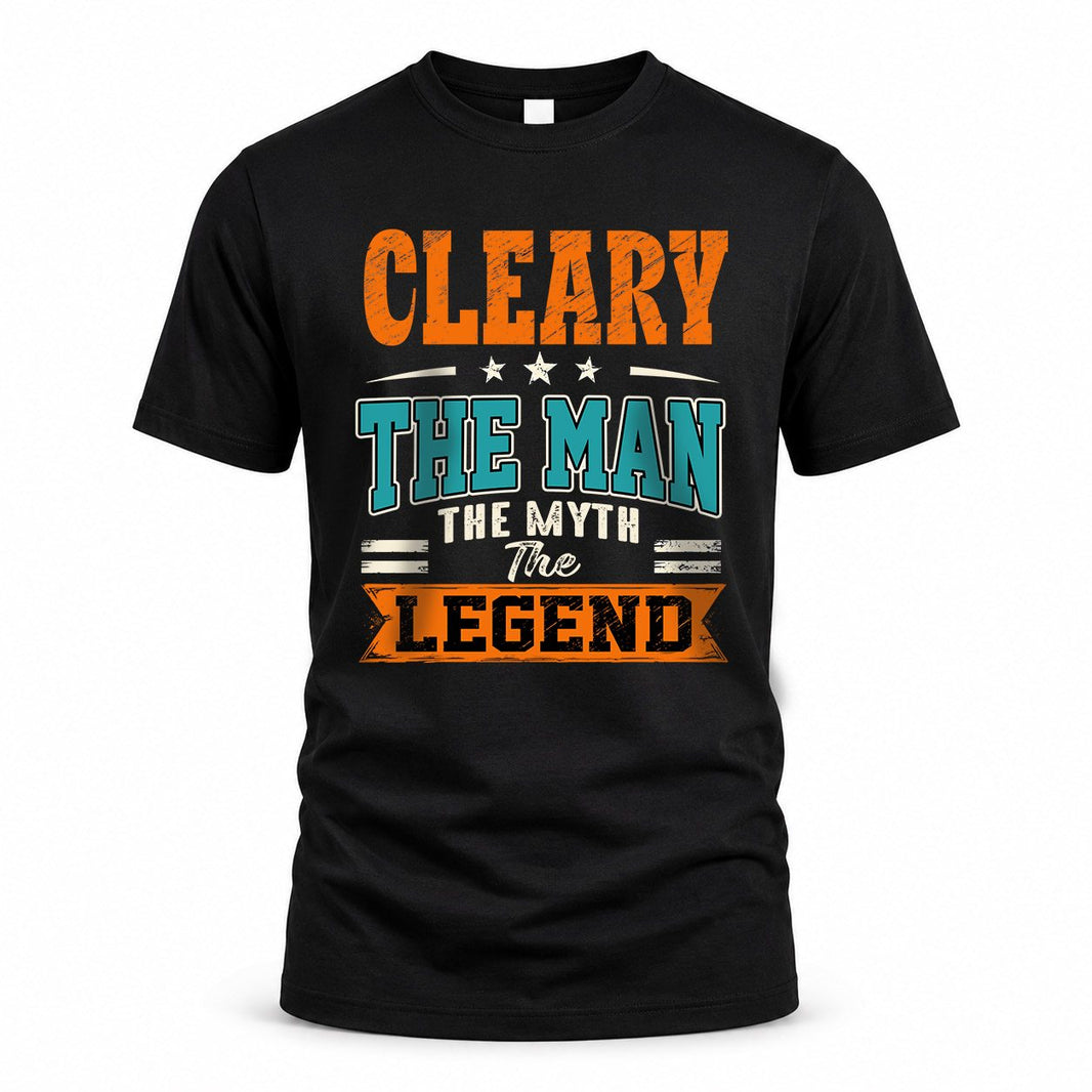 CLEARY HH F007 The Man The Myth The Legend Personalized Shirt – Gift for Men
