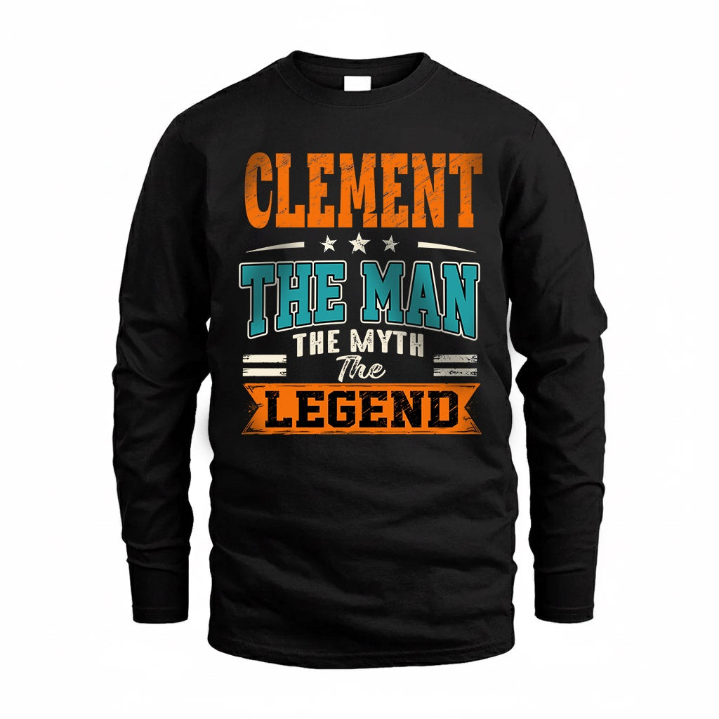 CLEMENT HH F007 The Man The Myth The Legend Personalized Shirt – Gift for Men