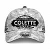 COLETTE TC01 HH79 Team Your Name Hat, Personalized Camo Baseball Cap, Custom Family Gift, Gift for Him Her