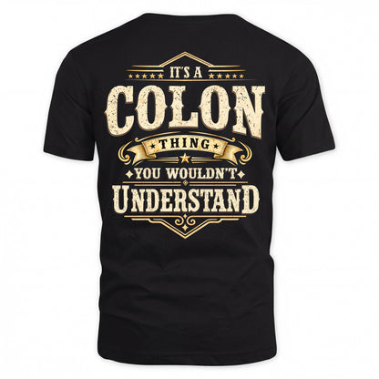 COLON HH-F003–Personalized Name Quote Apparel “It’s an NAME Thing You Wouldn’t Understand”