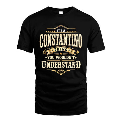 CONSTANTINO HH-F009–Personalized Name Quote Apparel “It’s an NAME Thing You Wouldn’t Understand”
