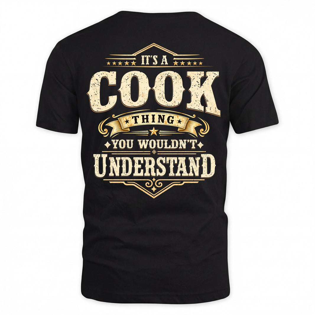 COOK HH-F003–Personalized Name Quote Apparel “It’s an NAME Thing You Wouldn’t Understand”
