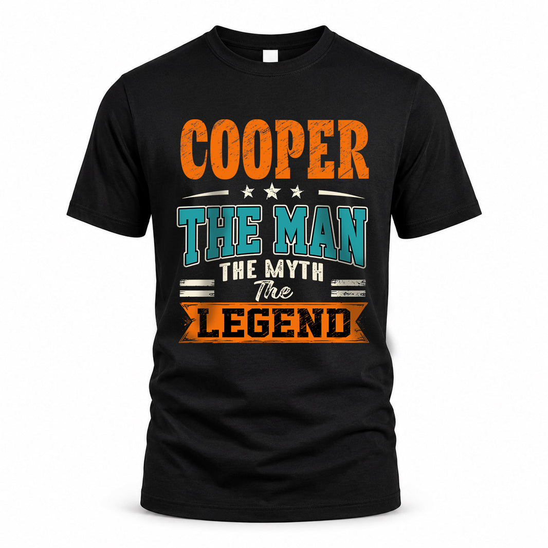 COOPER HH F007 The Man The Myth The Legend Personalized Shirt – Gift for Men