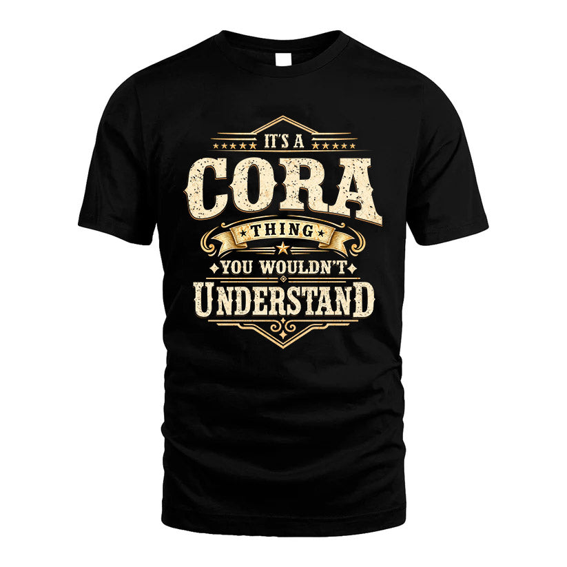 CORA HH-F009–Personalized Name Quote Apparel “It’s an NAME Thing You Wouldn’t Understand”