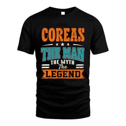COREAS HH F007 The Man The Myth The Legend Personalized Shirt – Gift for Men